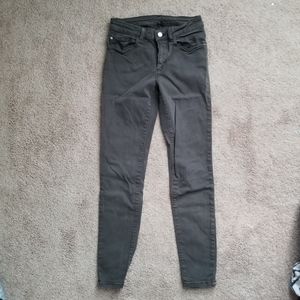 Zara khaki skinny jeans size 4